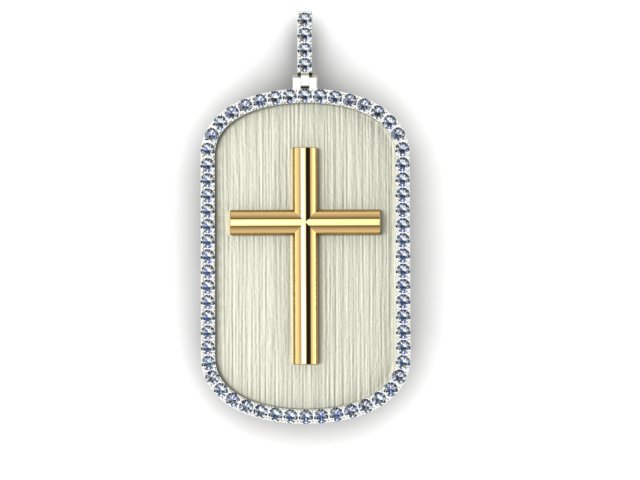 1JD061616 - Custom Cross Pendant
